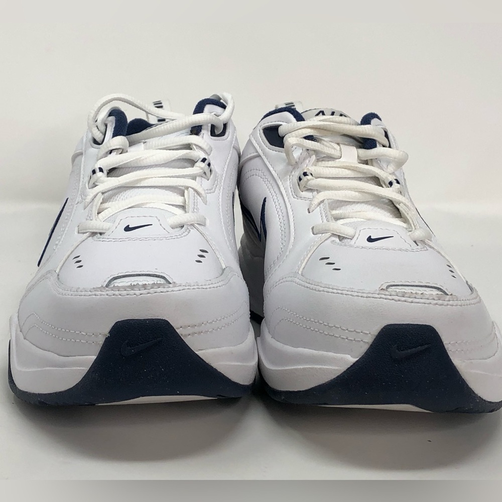 Nike Air Monarch IV 4E Wide 416355-102 Midnight Navy White Silver - Size 7 - Picture 6 of 10